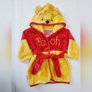 Pooh baby bath robe one size